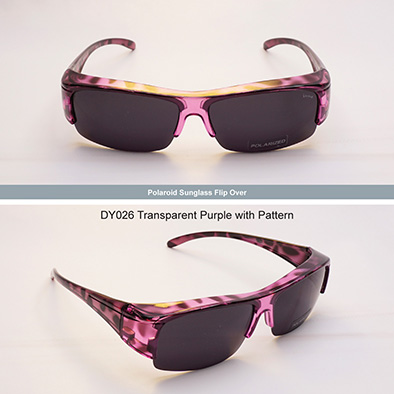 DY026 Transparent Purple with Pattern