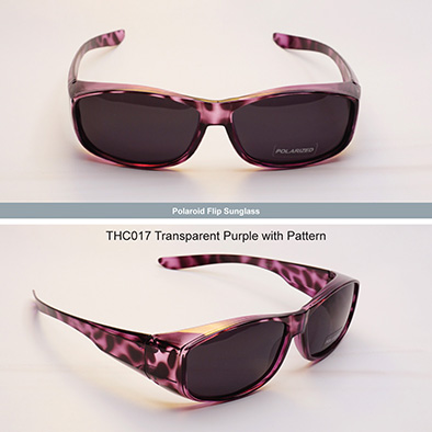 THC017 Transparent Purple with Pattern